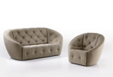 2017 New Arrival Avec Plaisir Button Tuftied Sofa / Studio Design Sofa / Fabric Upholstered Chesterfield Sofa