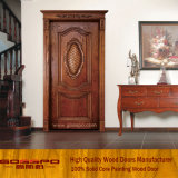 Carving Door Design Solid Wood Entrance Door (XS2-020)