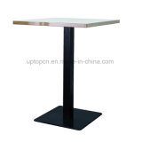 Industrial Wooden Restaurant Table with Metal Leg (SP-RT600)
