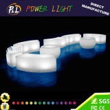 LED Outdoor Furniture Rechargeable Color Changing LED Bench