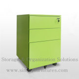 Steel Mobile File Cabinet with Castor (SI6-LCF3RW)