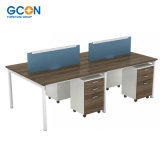 4 Person Office Workstation Modular Desk Partition Furniture