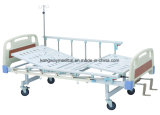 ABS Double Crank Hospital Medical Nursing Bed Detachable (Slv-B4020)