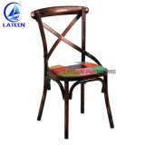 PU Cover French Cross Back Chair
