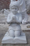 Customized Handcarved Stone Statue Child Sculpture for Garden and Landscape Decoration