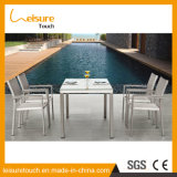 Patio Anodized Aluminum Frame Cheap Modern Home/Hotel Dining Table Set Outdoor Garden Furniture
