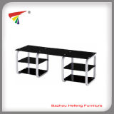European Style Glass Cabinet TV Stand for Home Furniture (TV111)