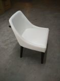 Saudi Arabia Market White Color Wood Hotel Dining Room Chair (FOH-HTRC1)