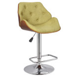 Modern Wooden and Fabric Furniture Height Adjustable Bar Chair (FS-WB1968)