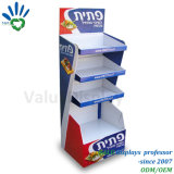 4 Tier PVC/ Carton / Pegboard/Metal Shelf Rack for Food and Snack Promotion Advertising Displaying