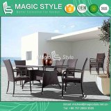 Hot Sale Wicker Dining Chair Rattan Dining Table Modern Dining Set Outdoor Furniture Patio Dining Set Garden Wicker Chair