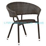 Garden Furniture Black Poly Rattan Chair