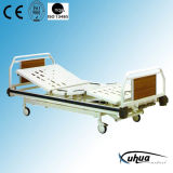 Triple Cranks Hi-Low Adjustable Hospital Manual Healthcare Bed (A-7)