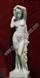 Carved Women Statue Carving Stone Sculpture with Carrara White Marble (SY-X1064)