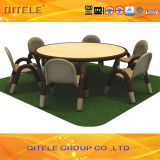 School Children Wooden Table with Stainless Steel Table Leg (IFP-033)