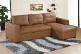 Living Room Hotel Furniture Leather Sofa Bed (HC08)