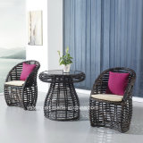 All Weather PE-Rattan Competive Price with Top Quality Outdoor Garden Furniture Dining Chair&Table Set (YT673)