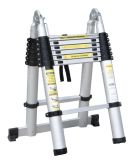4.4m 14 Steps Aluminum Multi-Functional Telescopic Ladder with Small Hinges