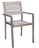 Wholesales Metal Industrial Outdoor Welding Aluminum Dining Chair (DC-15514)