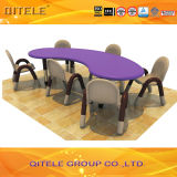 School Children Plastic Table with Stainless Steel Table Leg (IFP-004)