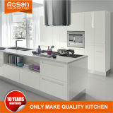 Modern Style White Design PVC Kitchen Cabinet Durability