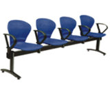 Hot Sales Public Plastic Chair/Auditorium Chair in Airport A208-4+05B