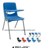 Hot Selling Plastic Steel Chair with Writing Board