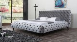 High Quality Home Furniture Fabric Bed for Bedroom