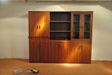 Wood Office Storage File Cabinet Adjustable Bookcase
