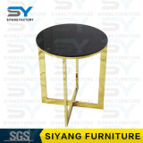 Home Furniture Mirror Stainless Steel End Table Gold Side Table