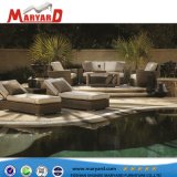2018 Outdoor Upholstered Fabric Chaise Lounge Chair Daybed and Sunbed Pool Chair Sun Lounger