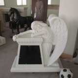 Crystal White Weeping Angle Tombstone