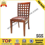Leather Seat Wooden Restaurant Dining Chair