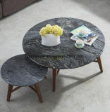 Contemporary and Contracted Solid Wood Marble Table Round The Table (M-X3236)