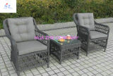 Hz-Bt35 Outdoor Backyard Wicker Rattan Patio Furniture Sofa Sectional Couch Set - Sea Blue