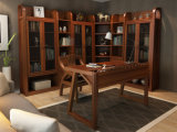 Modern Walnut Wood Study Room Furniture Computer Desk (M-X2004)