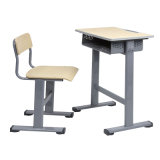 High Quality Fixed Single Desk & Chair/School Furniture