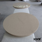 Black Artificial Stone Solid Surface Top Restaurant Table