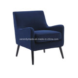 Wholesale Luxury Blue and White Living Room Fabric Sofa Chair