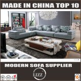 Egypt Style Modern L Shape Fabric Sofa for Living Room