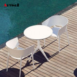 Amywell High Density Waterproof Durable Phenolic HPL Outdoor Round Garden Table