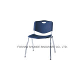 Plastic Stackable Leisure Chair with Metal Frame