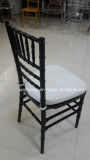 Black Color Resin Chiavari Chair (polycarbonate) with Cushion for Wedding/Event/Party