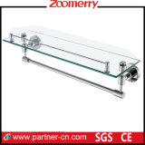 Round Base Glass Layer and Towel Bar Towel Rack (06-1211)