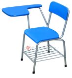 School Furniture Classroom Wooden Sketching Chairs with Folded Writing Pad