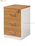 Office Furniture Wooden 3-Drawer Fixed Pedestal File Cabinet (HY-4002)