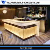 New Design Solid Surface Commercial LED Bar Counter