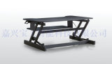 Height Adjustable Gas Lifting Desk with Wider Keybaord Tray
