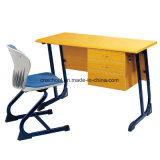 MDF Metal School Classroom Teacher Desk and Chair