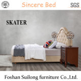 A20 American Style Bedroom Bed Fabric Bed Leather Bed